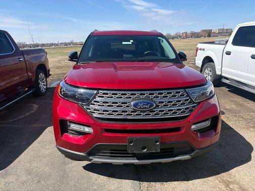 Rapid Red Metallic Tinted Clearcoat 2023 Ford Explorer Limited