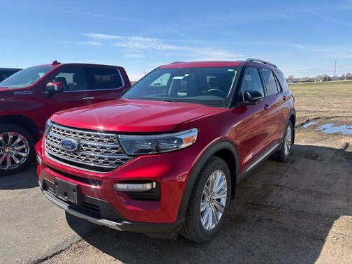 Rapid Red Metallic Tinted Clearcoat 2023 Ford Explorer Limited