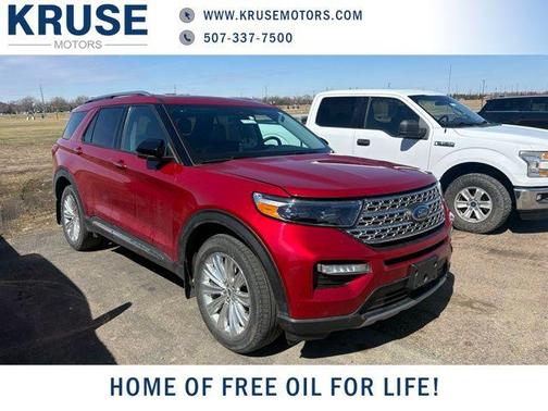 Rapid Red Metallic Tinted Clearcoat 2023 Ford Explorer Limited