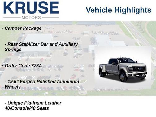 Star White Metallic Tri-Coat 2026 Ford F-450 Platinum