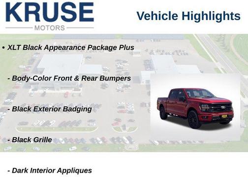 Rapid Red Metallic Tinted Clearcoat 2024 Ford F-150 XLT