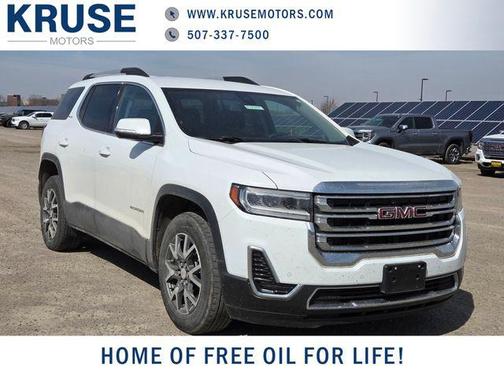 Summit White 2022 GMC Acadia SLE