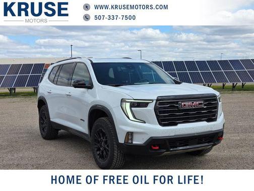 Glacier White Tricoat 2026 GMC Acadia AT4 AWD
