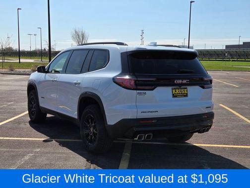 Glacier White Tricoat 2026 GMC Acadia AT4 AWD