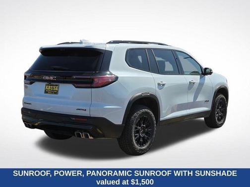 Glacier White Tricoat 2026 GMC Acadia AT4 AWD
