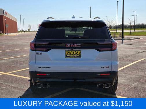 Glacier White Tricoat 2026 GMC Acadia AT4 AWD