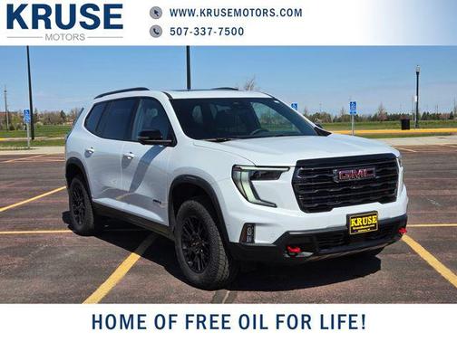 Glacier White Tricoat 2026 GMC Acadia AT4 AWD
