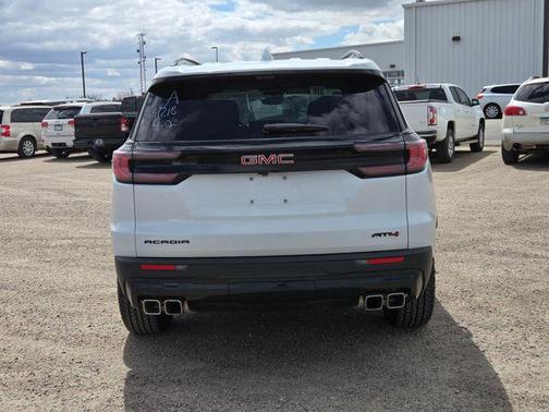 Glacier White Tricoat 2026 GMC Acadia AT4 AWD
