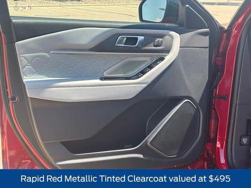 Red Metallic 2026 Ford Explorer Platinum