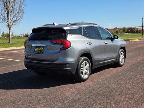 Satin Steel Metallic 2018 GMC Terrain SLE