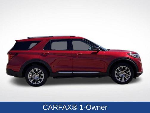 Rapid Red Metallic Tinted Clearcoat 2025 Ford Explorer Platinum