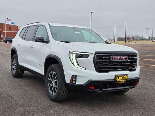 Summit White 2026 GMC Acadia AT4 AWD