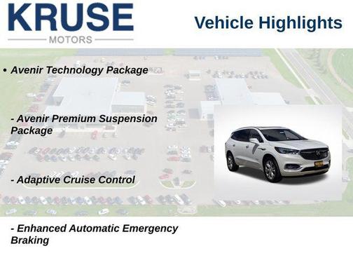 White Frost Tricoat 2021 Buick Enclave AWD Avenir