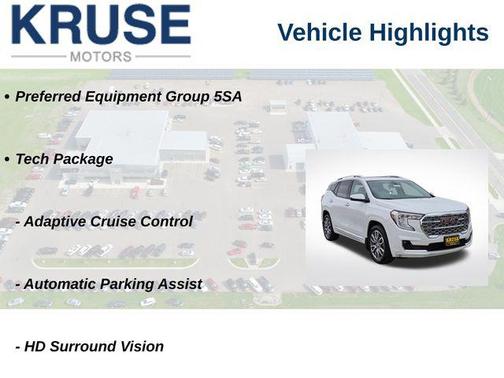 Summit White 2024 GMC Terrain Denali