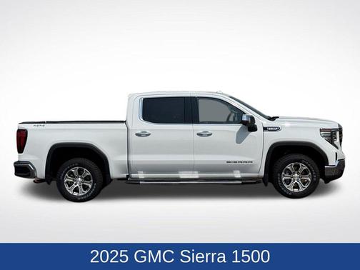 Summit White 2025 GMC Sierra 1500 SLT