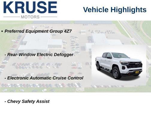 Summit White 2024 Chevrolet Colorado Z71