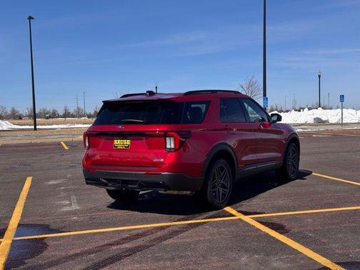 Red Metallic 2026 Ford Explorer ST-Line