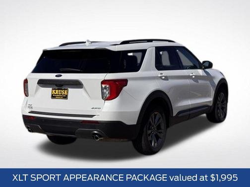 White Metallic 2023 Ford Explorer XLT