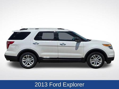 White Platinum Metallic Tri-Coat 2013 Ford Explorer XLT