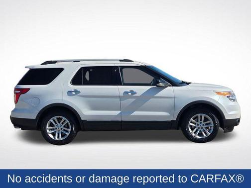 White Platinum Metallic Tri-Coat 2013 Ford Explorer XLT