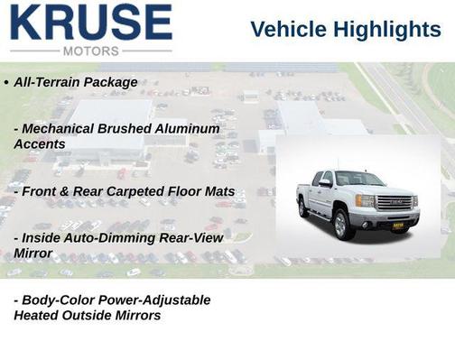 Summit White 2012 GMC Sierra 1500 SLT