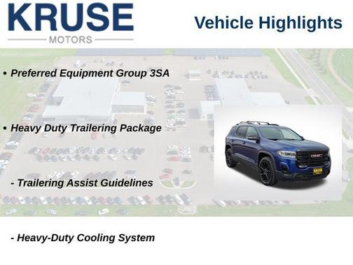 Ultra Blue Metallic 2023 GMC Acadia AWD SLE