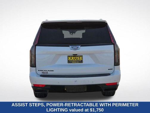 Crystal White Tricoat 2023 Cadillac Escalade ESV Sport Platinum