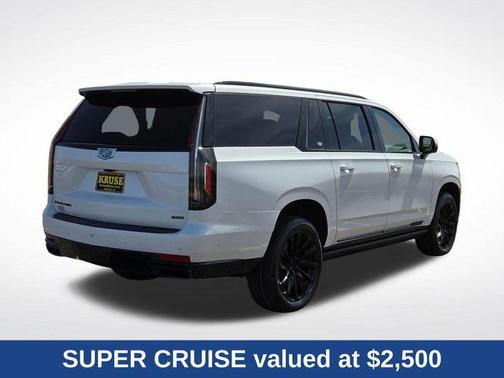 Crystal White Tricoat 2023 Cadillac Escalade ESV Sport Platinum