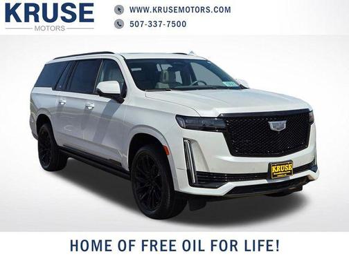 Crystal White Tricoat 2023 Cadillac Escalade ESV Sport Platinum