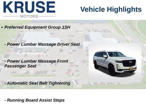 Crystal White Tricoat 2023 Cadillac Escalade ESV Sport Platinum
