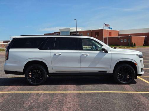 Crystal White Tricoat 2023 Cadillac Escalade ESV Sport Platinum