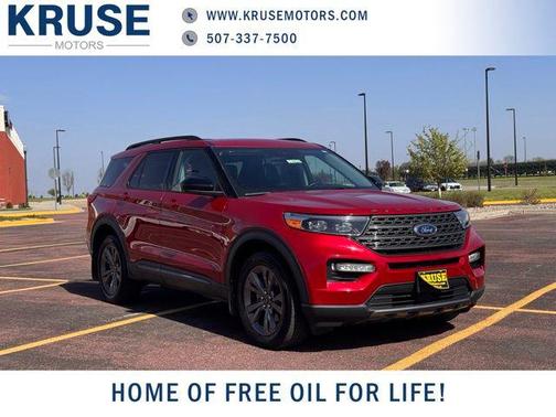 Rapid Red Metallic Tinted Clearcoat 2023 Ford Explorer XLT