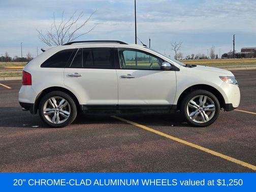 White Platinum Tri-Coat Metallic 2013 Ford Edge SEL