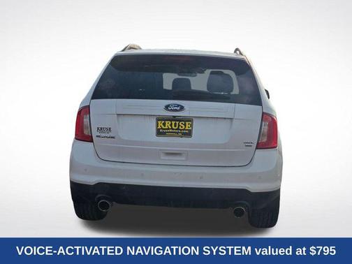 White Platinum Tri-Coat Metallic 2013 Ford Edge SEL
