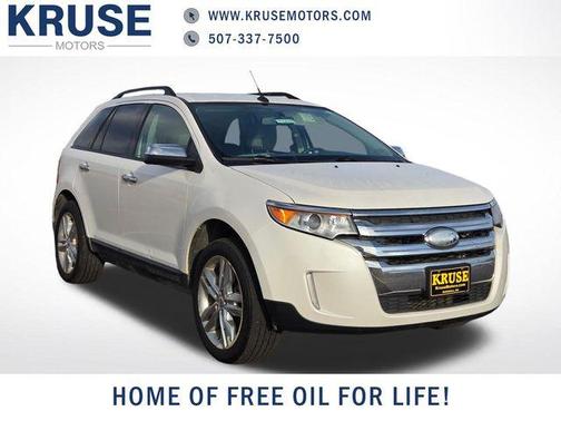 White Platinum Tri-Coat Metallic 2013 Ford Edge SEL