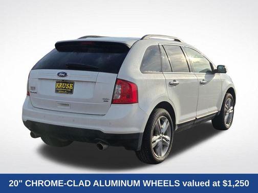 White Platinum Tri-Coat Metallic 2013 Ford Edge SEL