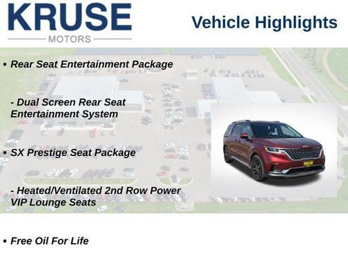Flare Red 2024 Kia Carnival SX Prestige