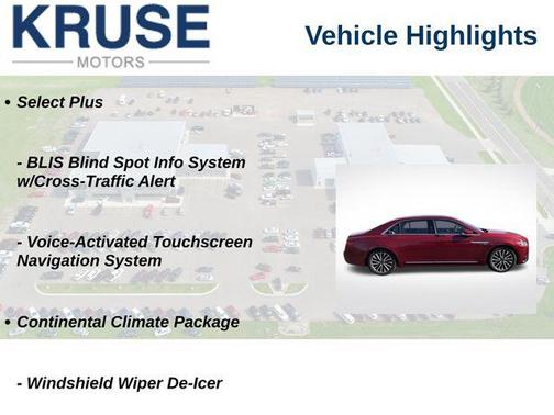 Ruby Red 2018 Lincoln Continental Select