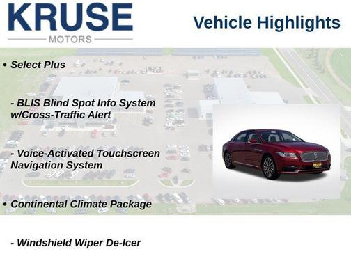 Ruby Red 2018 Lincoln Continental Select