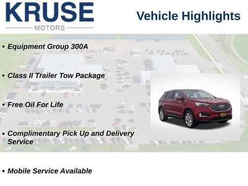 Rapid Red Metallic Tinted Clearcoat 2022 Ford Edge Titanium