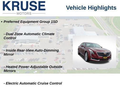 Red Passion Tintcoat 2016 Cadillac CT6 3.6L Luxury