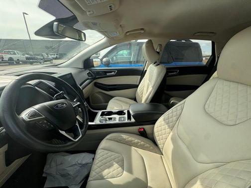 Burgundy 2024 Ford Edge Titanium