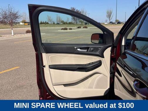 Burgundy 2024 Ford Edge Titanium