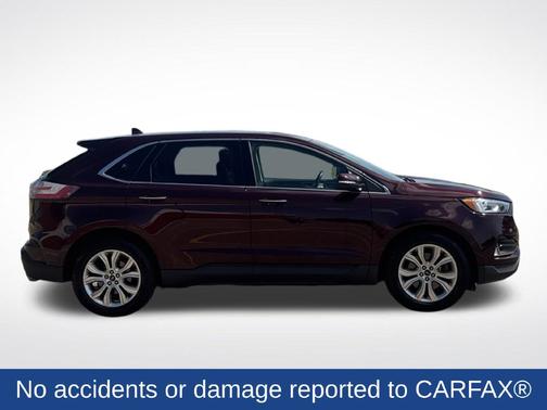 Maroon 2020 Ford Edge Titanium