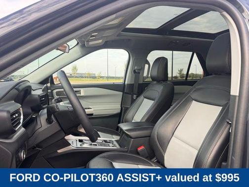 Stone Blue Metallic 2023 Ford Explorer XLT