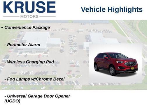 Rapid Red Metallic Tinted Clearcoat 2022 Ford Edge SEL