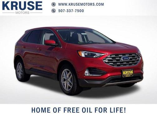Rapid Red Metallic Tinted Clearcoat 2022 Ford Edge SEL