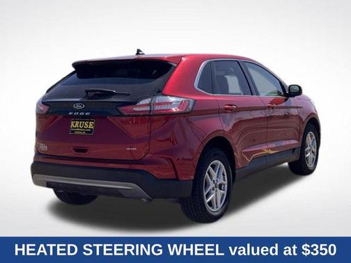Rapid Red Metallic Tinted Clearcoat 2022 Ford Edge SEL