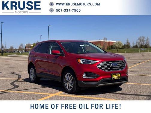 Rapid Red Metallic Tinted Clearcoat 2022 Ford Edge SEL