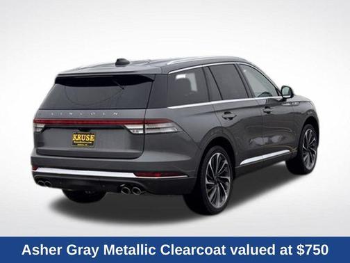 Asher Gray Metallic Clearcoat 2025 Lincoln Aviator Reserve AWD
